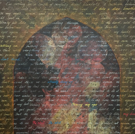 That Dream Again - 96" x 48" x 2" - Mixed media on panel