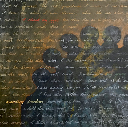 Talk To Artie  -  96" x 48" x 2"  -  Mixed media on panel